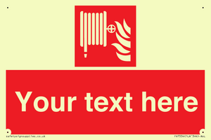 FV7334: Custom Fire hose reel Sign