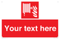 FV7334: Custom Fire hose reel Sign