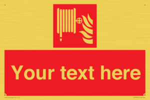 FV7334: Custom Fire hose reel Sign