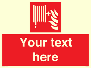 FV7334: Custom Fire hose reel Sign