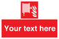 FV7334: Custom Fire hose reel Sign