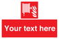 FV7334: Custom Fire hose reel Sign