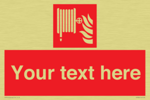 FV7334: Custom Fire hose reel Sign