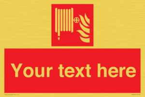 FV7334: Custom Fire hose reel Sign