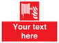 FV7334: Custom Fire hose reel Sign