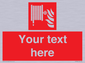 FV7334: Custom Fire hose reel Sign