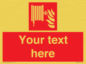 FV7334: Custom Fire hose reel Sign