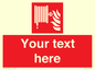 FV7334: Custom Fire hose reel Sign