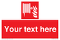 FV7334: Custom Fire hose reel Sign