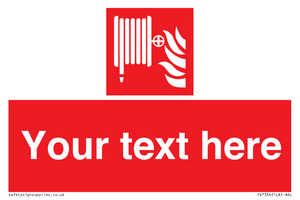 FV7334: Custom Fire hose reel Sign