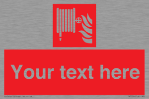 FV7334: Custom Fire hose reel Sign