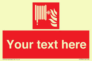 FV7334: Custom Fire hose reel Sign