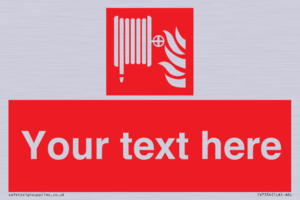 FV7334: Custom Fire hose reel Sign