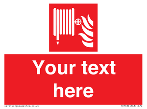 FV7334: Custom Fire hose reel Sign