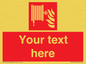 FV7334: Custom Fire hose reel Sign