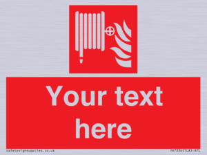 FV7334: Custom Fire hose reel Sign