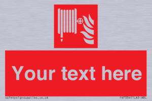 FV7334: Custom Fire hose reel Sign