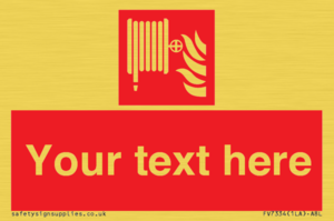 FV7334: Custom Fire hose reel Sign