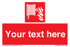 FV7334: Custom Fire hose reel Sign