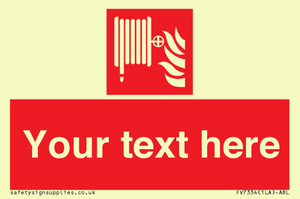 FV7334: Custom Fire hose reel Sign