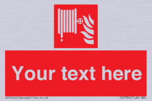 FV7334: Custom Fire hose reel Sign