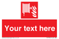 FV7334: Custom Fire hose reel Sign