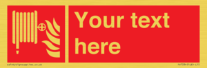 FV7334: Custom Fire hose reel Sign