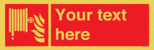 FV7334: Custom Fire hose reel Sign