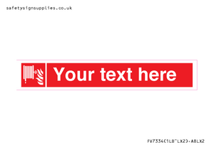 FV7334: Custom Fire hose reel Sign