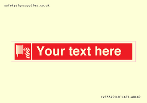 FV7334: Custom Fire hose reel Sign