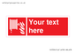 FV7334: Custom Fire hose reel Sign