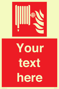 FV7334: Custom Fire hose reel Sign