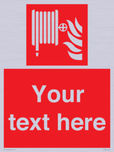 FV7334: Custom Fire hose reel Sign