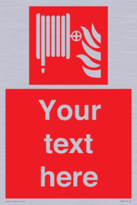 FV7334: Custom Fire hose reel Sign