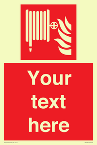 FV7334: Custom Fire hose reel Sign