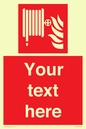 FV7334: Custom Fire hose reel Sign