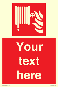 FV7334: Custom Fire hose reel Sign