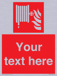 FV7334: Custom Fire hose reel Sign