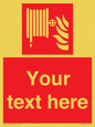 FV7334: Custom Fire hose reel Sign