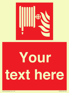 FV7334: Custom Fire hose reel Sign