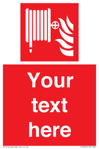 FV7334: Custom Fire hose reel Sign