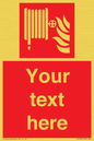 FV7334: Custom Fire hose reel Sign