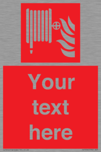 FV7334: Custom Fire hose reel Sign