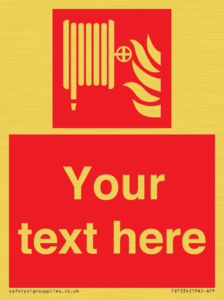 FV7334: Custom Fire hose reel Sign