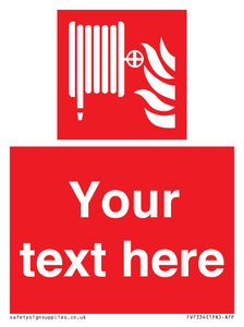 FV7334: Custom Fire hose reel Sign