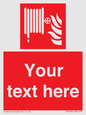 FV7334: Custom Fire hose reel Sign