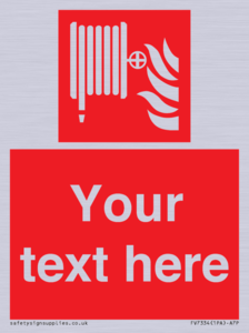 FV7334: Custom Fire hose reel Sign