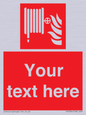 FV7334: Custom Fire hose reel Sign
