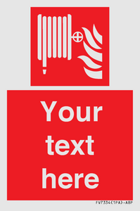FV7334: Custom Fire hose reel Sign
