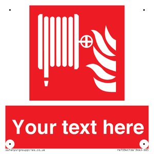 FV7334: Custom Fire hose reel Sign